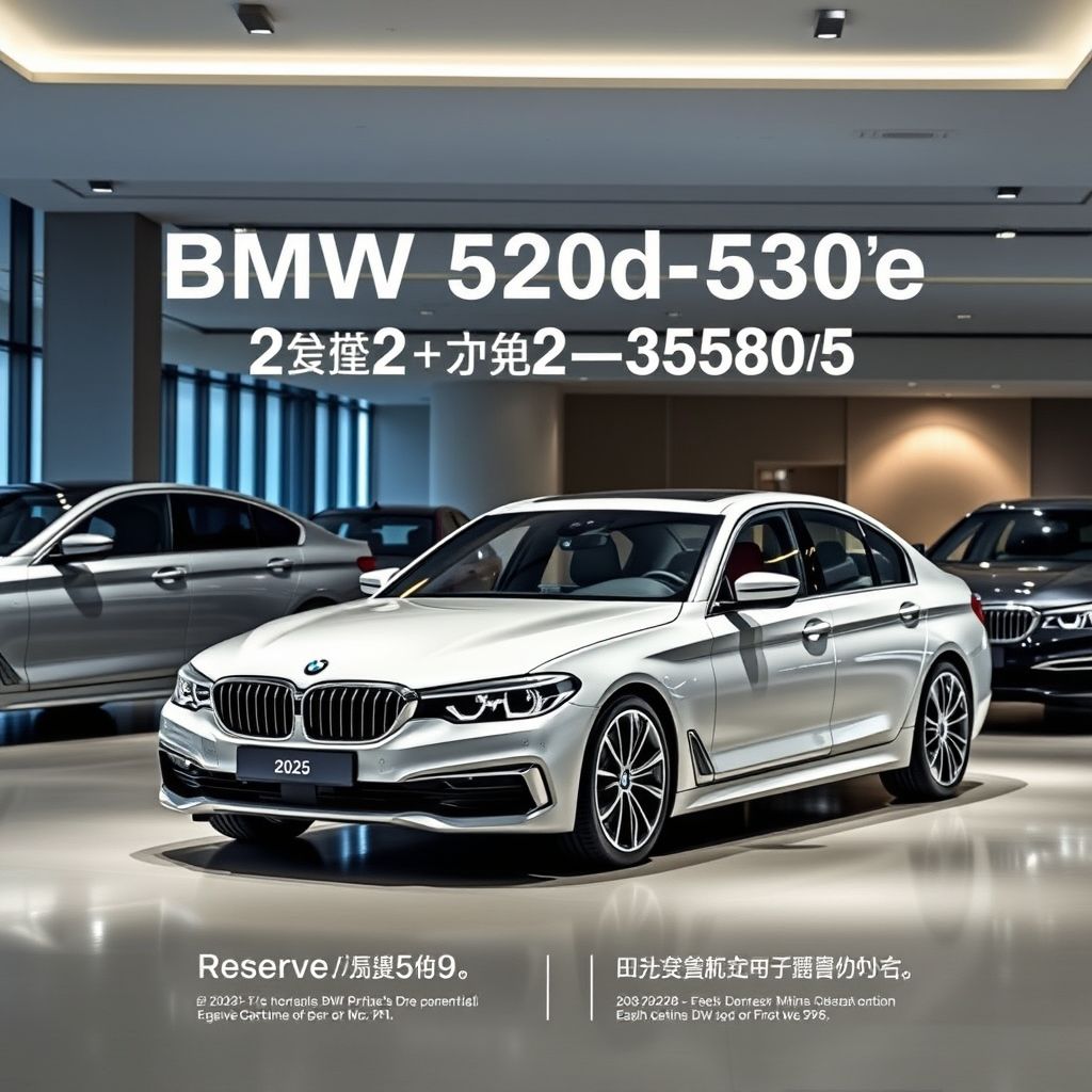 วิธีการจอง BMW 520d/530e ปี 20252026